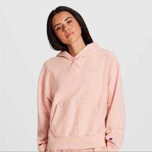 Champion Women's Vintage Wash Fleece Hooded Sweatshirt - Pink M- NWOT
